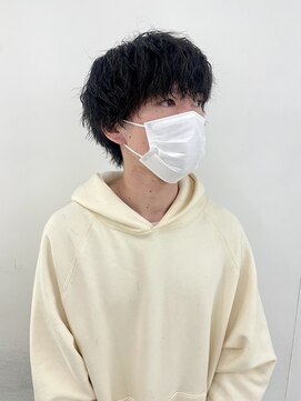 エンドリンク(endlink) メンズマッシュウルフ×ツイストパーマ