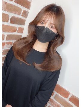 エニー 栄(Any) おくれ毛が可愛い韓国風くびれヘア×ツヤ髪☆髪質改善オージュア