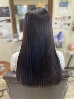 アンダンテヘアケアアンドデザイン(Andante HAIR care&design) ラベンダーブラウン・ストレート