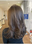 大人のレイヤーカット！ラテベージュ