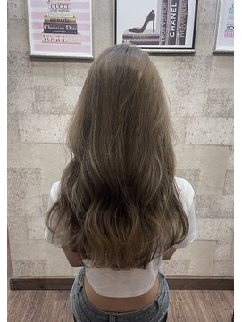 プライベートガーデンルーア(Private Garden Lua) ダブルカラーミルクティーゆるふわウェーブ巻き10代20代30代◎