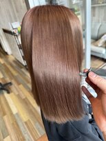 ラグーン(LAGOON)&nbsp;おしゃれ見え/ブリーチカラー/ベージュ/ピンク