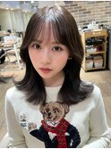表参道アフロート張替　お姉さんミディアムシルエット