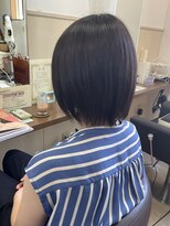 コアフィールフィス(COIFFURE fils)&nbsp;【見附　今町】ミディアムボブ　軽い仕上がりに