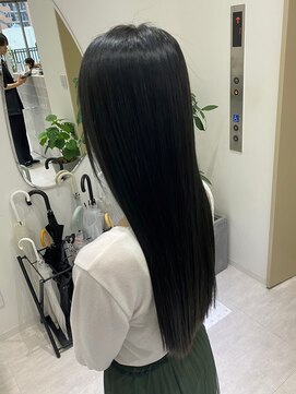 ジーナ 船橋(Zina) 髪質改善＊ロングレイヤーグレーベージュ＊美髪【Zina船橋】