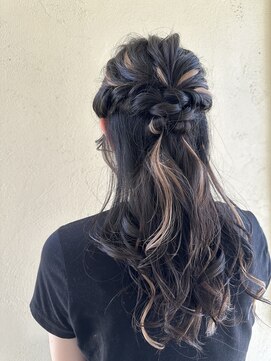 キャパジャストヘアー(CAPA just hair) ハーフアップアレンジ