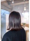 前下がりボブ 質感調整 外ハネ 髪質改善