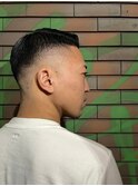 サイドパート×ハイスキンフェード