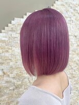 アンククロス 表参道(ANKH CROSS)&nbsp;「ビフォーアフターあり」ブリーチカラー/バイオレットピンク