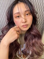 スリー 博多(THREE...)&nbsp;【デザインカラー】ブラック×ピンクパープル