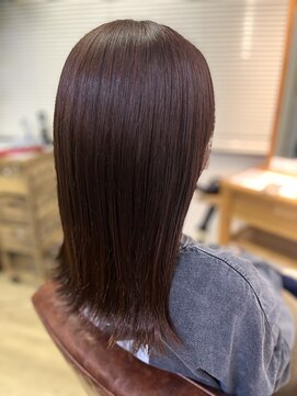 ナチュラル 仙台駅前店(Natural) natural仙台駅前店　外はねピンクカラー