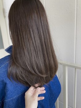 ロカ(roka)の写真/＜毎日のお手入れを簡単に＞毛先は柔らかく、地毛のような質感に仕上がるのが嬉しいナチュラル美髪矯正＊