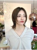レイヤーカット/顔まわりレイヤー/ウルフ/大人女性