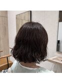 くしゅっとパーマ