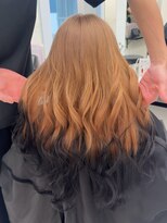 アライブ ハラジュク(ALIVE harajuku) 【Rikuto限定】バレイヤージュ シャドールーツ エンドカラー