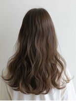 クラン 岡本(Chlan)&nbsp;赤みを抑えたグレージュカラー×ゆるふわウェーブ