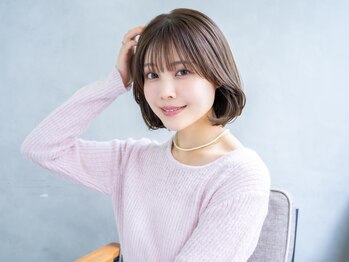 エイト 立川店(EIGHT)の写真/《立川☆駅徒歩3分》前髪がなかなか決まらない方にオススメ☆印象を左右する顔周りのカットで小顔見せ◎