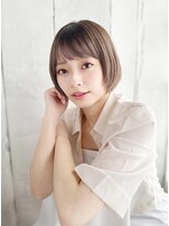 ナル 白山神社参道通り店(nalu)&nbsp;大人可愛いスッキリショートスタイル