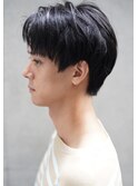 かき上げヘア　ニュアンスマッシュ　サイドパート　ビジネス