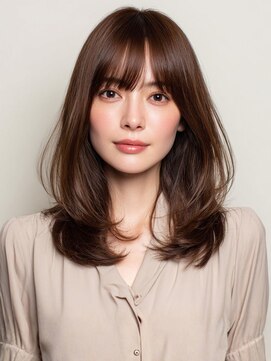 アイコニック 長久手店(ICONIQ) 艶髪/艶感/艶髪/透明感/レイヤーカット/顔まわりカット/9