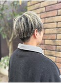 大人メンズ◎立体感ハイライトショート