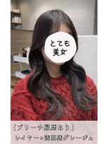 キートス(kiitos)&nbsp;【ブリーチ履歴あり】髪質改善カラー＋透明感グレージュ