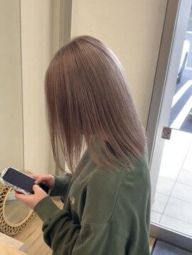 リアン(LIAN) ハイライトカラーミルクティーベージュケアブリーチダブルカラー