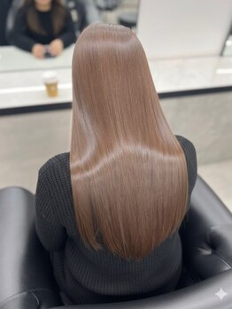 ルーカス(Lucas)の写真/【南船場/心斎橋】Lucasオリジナル水素系髪質改善で毛先まで"するん"とまとまる縮毛矯正級の艶髪へ*