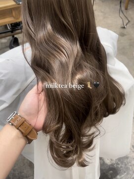 リヴ(LIV) ミルクティーベージュ/韓国巻き