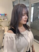 ステラ ヘア デザイン サロン(STELLA hair design salon)&nbsp;透明感たっぷり！！シルバーベージュ。 【由比藤】