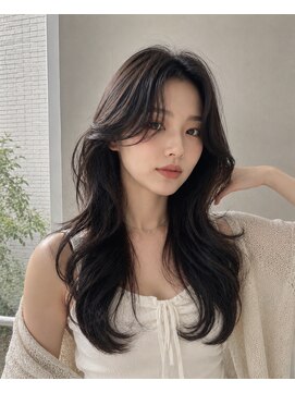 モードケイズ 調布店(MODE K's) 韓国風レイヤーカット_調布顔周りハッシュカット韓国前髪カット