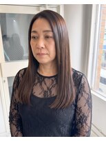 零秒女髪 千里丘店&nbsp;上品で艶やかな大人美髪ロングストレート髪質改善艶髪艶感