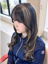 アース 郡山コスモス通り店(HAIR&MAKE EARTH)&nbsp;ダークグレージュのレイヤーロング