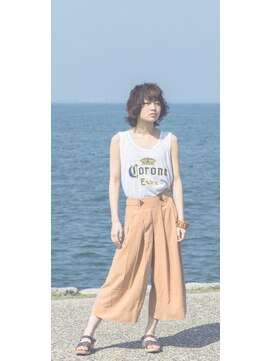 マウロア(MAULOA) 【MAULOA hair】 琵琶湖ロケ summer short