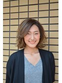 グラデーションミックスのレイヤーボブ