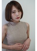 そのままで可愛いボブスタイル！