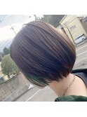 【安定のかわいい人気ボブ】インナーカラーをプラス可愛いボブに
