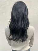 ロング×透明感アッシュカラー