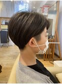 刈り上げ女子/大人ショート/襟足スッキリ/骨格補正/小顔効果