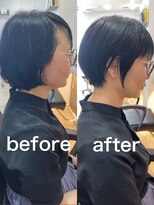 ビュー フクオカ(VIEW FUKUOKA)&nbsp;美髪にオトナかわいいホワイトグレージュネビージュショートボブ