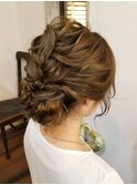 結婚式ヘアセット