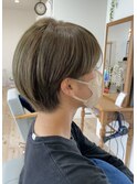 【オリーブ】美シルエットのマッシュショート