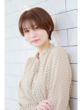 ミエル ヘア 新宿(miel hair) 大人可愛い20代30代40代◎大人ナチュラルレイヤーショートボブ