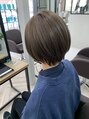 オーブヘアー スピン 利府店(AUBE HAIR spin)&nbsp;ショートボブアッシュ系カラー