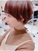 メルティカラーセクシーミディホワイトクレージュ外ハネボブ田邊