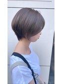 グレージュ・ショートボブ☆20,30,40代にオススメ♪