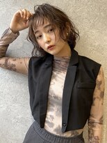 アース 三軒茶屋店(HAIR&MAKE EARTH) 三軒茶屋_レディース_ミディアム_コテ巻き_ボブパーマ_小顔_ボブ