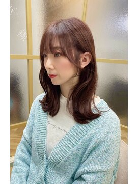 トッカ 三ノ宮店(tocca) 顔まわりカット/ピンクブラウン/20代/30代