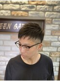 スパイキーショートツーブロック