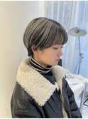 ショートカットアンブレラカラーブリーチ顔周りカット10代20代